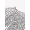 imageBABEYOND 1920s Shawl Wraps Sequin Beaded Evening Cape Bridal ShawlGray Silver