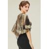 imageBABEYOND 1920s Vintage Shawl for Women  Sequin Beaded for Night Party Shawl Wraps Flapper Cover Up Evening CapeBlack Gold