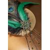 imageBABEYOND 1920s Women Feather Crystal Headband 20s Flapper Gatsby HeadpieceDark Green