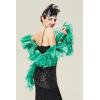 imageBABEYOND Chandelle Boa Vintage Boa  200g 65ft Gatsby Organza Boa 1920s Flapper AccessoriesGreen