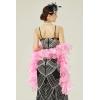 imageBABEYOND Chandelle Boa Vintage Boa  200g 65ft Gatsby Organza Boa 1920s Flapper AccessoriesLightpink