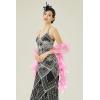 imageBABEYOND Chandelle Boa Vintage Boa  200g 65ft Gatsby Organza Boa 1920s Flapper AccessoriesLightpink