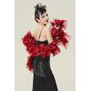 imageBABEYOND Chandelle Boa Vintage Boa  200g 65ft Gatsby Organza Boa 1920s Flapper AccessoriesWine Red
