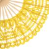 imageBABEYOND Cotton Lace Folding Handheld Fan Embroidered Bridal Hand Fan with Bamboo Staves for Wedding Decoration Dancing PartyYellow