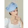 imageBABEYOND Derby Hats for Women  Kentucky Fascinators Tea Party Hats Headband Felt Large Fascinator for WeddingLight Blue