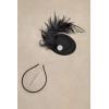 imageBABEYOND Fascinator Hat for Women Tea Party Kentucky Derby Pillbox Headpiece Costume Feathers Carnival Head WearBlack