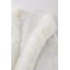 imageBABEYOND Faux Fur Shawl for Women with Collar Scarf Wrap Faux Fur Evening Cape for Winter CoatWhite