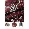 imageBABEYOND Flapper Dresses 1920s Gatsby  Roaring 20s Sequin Beaded Dress Fringe DressWine Red Gold