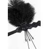 imageBABEYOND Flapper Headpiece for Women  Flapper Feather Headband 1920s Gatsby Headpiece Vintage Accessories for WomenAblack