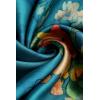 imageBABEYOND Floral Kimono Robe Satin Silky Wedding Robe Lightweight Long Kimono Nightgown SleepwearMalachite Green