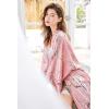 imageBABEYOND Floral Kimono Robe Satin Silky Wedding Robe Lightweight Long Kimono Nightgown SleepwearPlum Blossompink