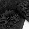 imageBABEYOND Floral Lace Gloves for Wedding Opera Party 1920s Flapper Lace Gloves StretchyBlack