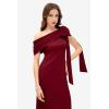 imageBABEYOND Formal Dress for Women  Prom Dress One Shoulder Evening Dresses Cocktail Party Dress for Wedding GuestWine Red