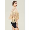 imageBABEYOND Gatsby Shawl Wrap for 1920s Evening Party Night Cape for Women Bridal Sequin CapeletRose Gold