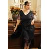 imageBABEYOND Great Gatsby Dresses for Women Plus Size Cocktail Dress 1920s Flapper Costume for WomenBlack