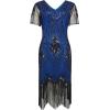 imageBABEYOND Great Gatsby Dresses for Women Plus Size Cocktail Dress 1920s Flapper Costume for WomenBlue Black