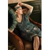 imageBABEYOND Great Gatsby Dresses for Women Plus Size Cocktail Dress 1920s Flapper Costume for WomenDark Green