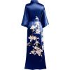 imageBABEYOND Kimono Robe Cover up with Box Long Floral Satin Sleepwear Silky Bathrobe Bachelorette RobeNavy Blue