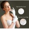 imageBABEYOND Lace Gloves for Women  Wedding Floral Bridal Gloves Opera Party 1920s Flapper AccessoriesWhite