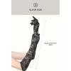 imageBABEYOND Lace Gloves for Women Long Floral Wedding Gloves for Bride Satin Elbow Length Flapper AccessoriesBlack