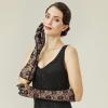 imageBABEYOND Lace Gloves for Women Long Floral Wedding Gloves for Bride Satin Elbow Length Flapper AccessoriesBlack