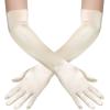 imageBABEYOND Long Opera Party 1920s Satin Tea Party Gloves Costume Stretchy Adult Size Elbow Length Bridal GlovesChampagne