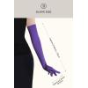 imageBABEYOND Long Opera Party 1920s Satin Tea Party Gloves Costume Stretchy Adult Size Elbow Length Bridal GlovesPurple