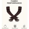 imageBABEYOND Long Opera Party 1920s Satin Tea Party Gloves Costume Stretchy Adult Size Upper Arm Length 27 quotBrown