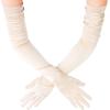 imageBABEYOND Long Opera Party 1920s Satin Tea Party Gloves Costume Stretchy Adult Size Upper Arm Length 27 quotChampagne