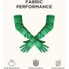 imageBABEYOND Long Opera Party 1920s Satin Tea Party Gloves Costume Stretchy Adult Size Upper Arm Length 27 quotDark Green