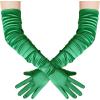 imageBABEYOND Long Opera Party 1920s Satin Tea Party Gloves Costume Stretchy Adult Size Upper Arm Length 27 quotDark Green