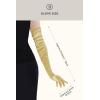 imageBABEYOND Long Opera Party 1920s Satin Tea Party Gloves Costume Stretchy Adult Size Upper Arm Length 27 quotGold