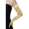 imageBABEYOND Long Opera Party 1920s Satin Tea Party Gloves Costume Stretchy Adult Size Upper Arm Length 27 quotGold