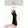 imageBABEYOND Long Opera Party 20s Satin Gloves Stretchy Adult Size Elbow Length 15 InchesBlack