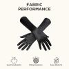 imageBABEYOND Long Opera Party 20s Satin Gloves Stretchy Adult Size Elbow Length 15 InchesBlack