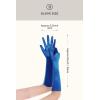 imageBABEYOND Long Opera Party 20s Satin Gloves Stretchy Adult Size Elbow Length 15 InchesBlue