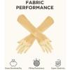 imageBABEYOND Long Opera Party 20s Satin Gloves Stretchy Adult Size Elbow Length 15 InchesGold