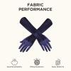 imageBABEYOND Long Opera Party 20s Satin Gloves Stretchy Adult Size Elbow Length 15 InchesNavy Blue