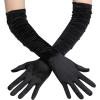 imageBABEYOND Long Opera Party 20s Satin Gloves Stretchy Adult Size Elbow Length
