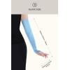 imageBABEYOND Long Opera Party 20s Satin Gloves Stretchy Adult Size Elbow LengthBaby Blue