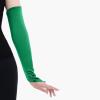 imageBABEYOND Long Opera Party 20s Satin Gloves Stretchy Adult Size Elbow LengthDark Green