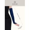 imageBABEYOND Long Opera Party 20s Satin Gloves Stretchy Adult Size Elbow LengthNavy Blue