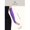 imageBABEYOND Long Opera Party 20s Satin Gloves Stretchy Adult Size Elbow LengthPurple