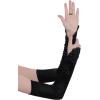 imageBABEYOND Long Opera Party 20s Satin Gloves Tea Party Stretchy Adult Size Elbow LengthBlack