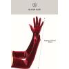 imageBABEYOND Long Opera Party Gloves  1920s Flapper Gatsby Costume Accessories Velvet Tea Party Elbow GlovesDark Fuchsia