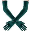 imageBABEYOND Long Opera Party Gloves  1920s Flapper Gatsby Costume Accessories Velvet Tea Party Elbow GlovesDark Green