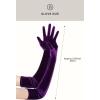 imageBABEYOND Long Opera Party Gloves  1920s Flapper Gatsby Costume Accessories Velvet Tea Party Elbow GlovesDark Purple