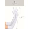 imageBABEYOND Long Opera Party Gloves  1920s Flapper Gatsby Costume Accessories Velvet Tea Party Elbow GlovesWhite
