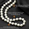 imageBABEYOND Long Pearl Necklace Faux Pearls Necklace Beaded Long Pearls Necklace 1920s Gatsby Costume JewelryWhite