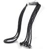 imageBABEYOND Long Pearl Necklace Faux Pearls Necklace Beaded Long Pearls Necklace 1920s Gatsby Costume JewelryZKnot Pearl Necklace2  59 Necklace1Black